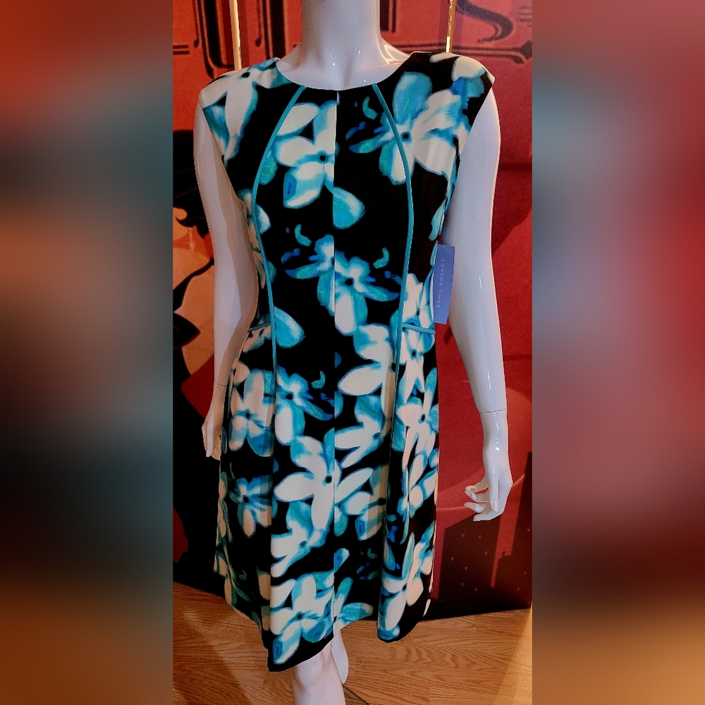 Sleeveless Fit Flare Dress